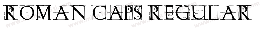 Roman Caps Regular字体转换
